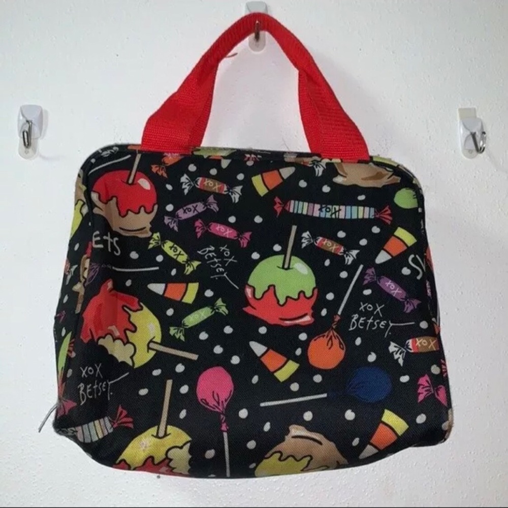 Betsy Johnson Halloween Candy lunch box tote bag